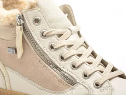 Remonte D2T72 Beige Boots et Bottines Plates Femme