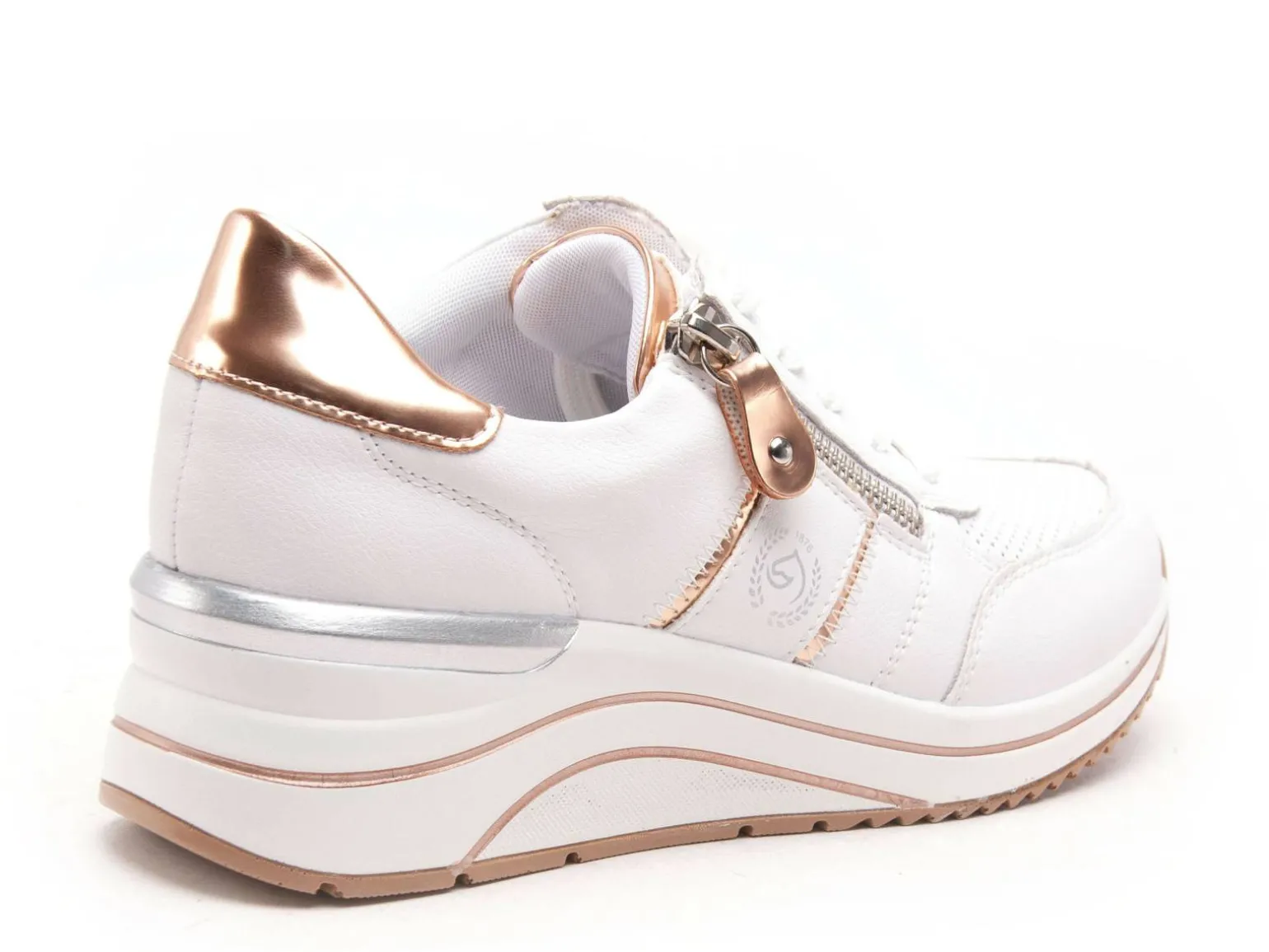 Remonte D0T04 Blanc Baskets Basses Femme