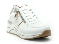 Remonte D0T04 Blanc Baskets Basses Femme