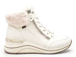 Remonte D0T77 Blanc Boots et Bottines à Talons Femme