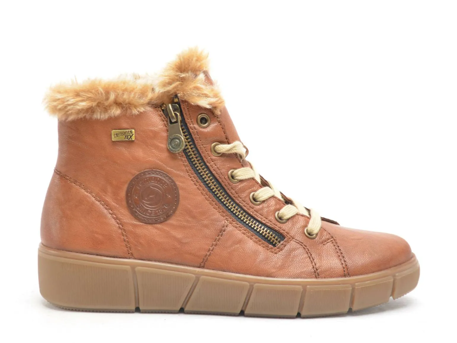 Remonte D1T72 Marron Boots et Bottines Plates Femme