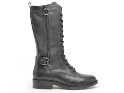 Remonte D2W71 Noir Bottes Plates Femme