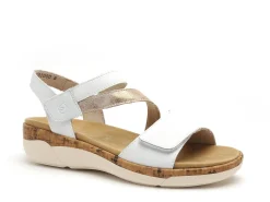 Remonte R6860 Blanc Sandales Plates Femme