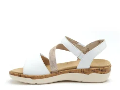 Remonte R6860 Blanc Sandales Plates Femme