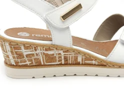 Remonte R6266 Blanc Sandales à Talons Femme