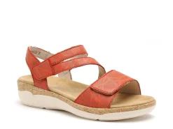 Remonte R6860 Orange Sandales Plates Femme