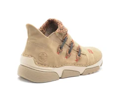 Rieker 45983 Beige Boots et Bottines Plates Femme