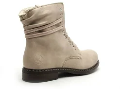 Rieker 71218 Beige Boots et Bottines Plates Femme