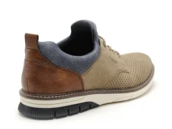 Rieker 14450 Beige Chaussures de Ville Homme