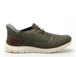 Rieker B6658 Kaki Baskets Basses Homme