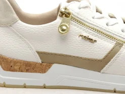 Rieker 58902 Blanc Baskets Basses Femme