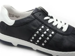 Rieker 42408 Bleu Baskets Basses Femme