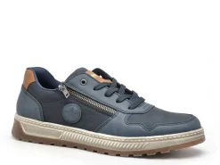 Rieker 37029 Bleu Baskets Basses Homme