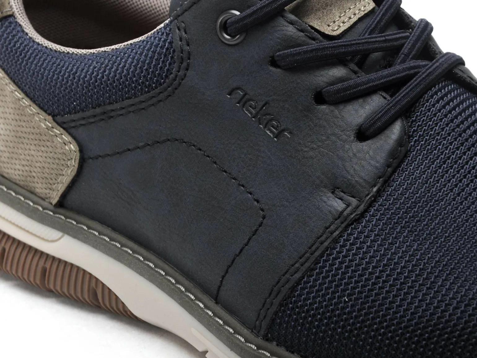 Rieker 14459 Bleu Baskets Basses Homme