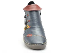 Rieker 72581 Bleu Boots et Bottines Plates Femme