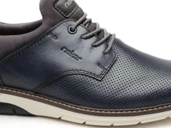 Rieker 14450 Bleu Chaussures de Ville Homme