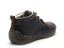 Rieker 52509 Bleu Derbies Femme