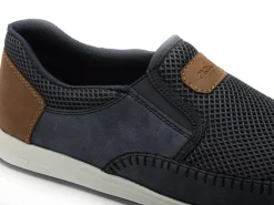 Rieker 11954 Bleu Mocassins Homme