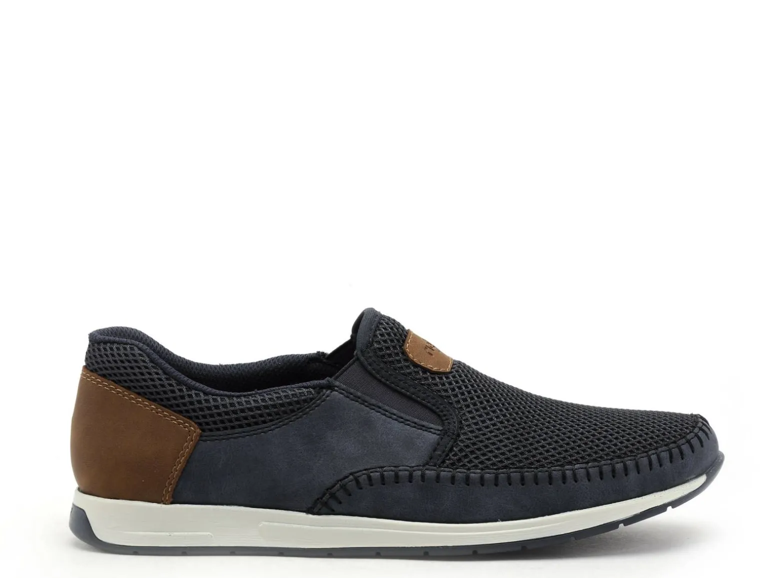 Rieker 11954 Bleu Mocassins Homme