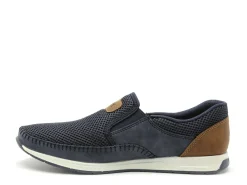 Rieker 11954 Bleu Mocassins Homme