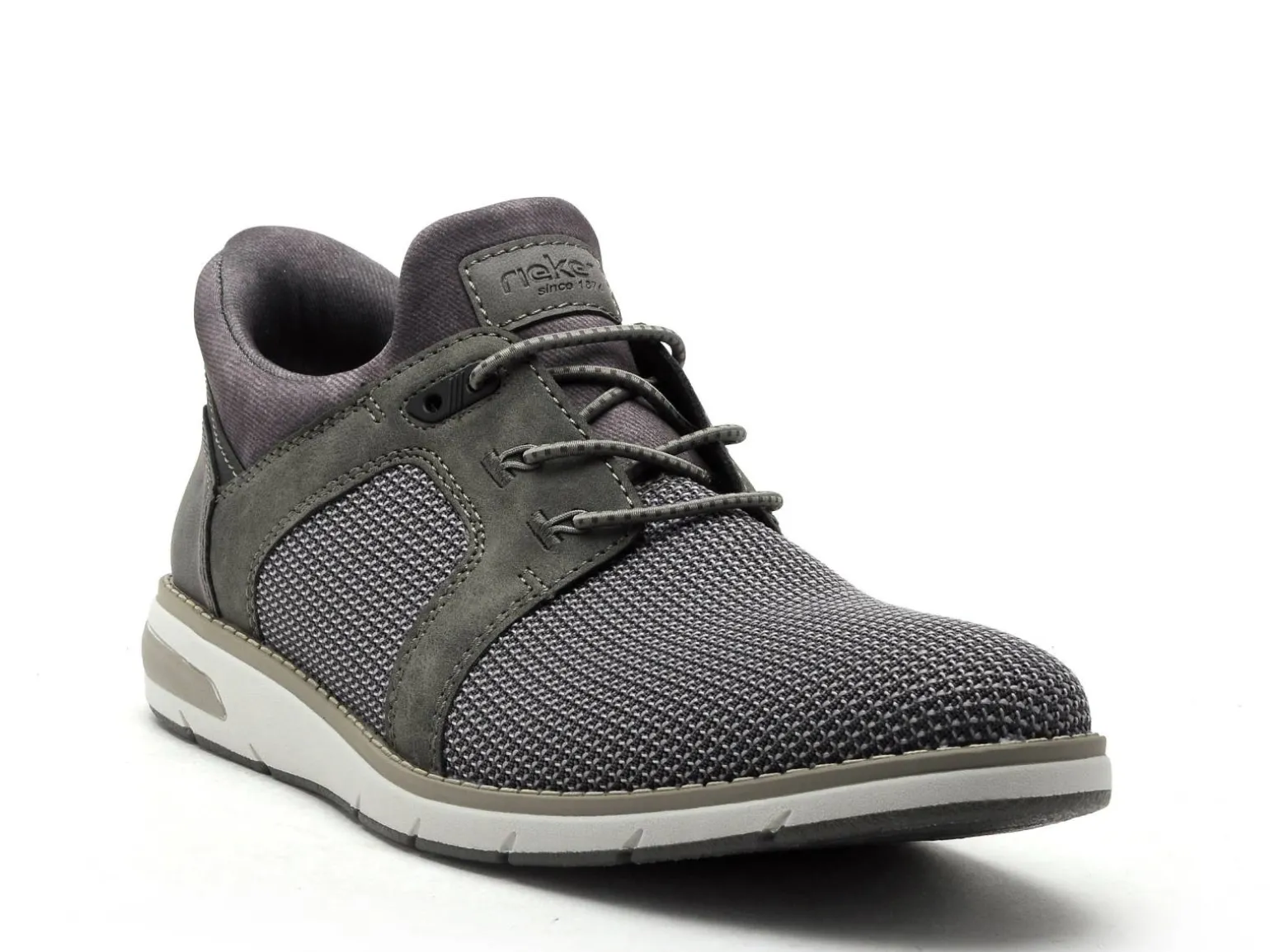 Rieker 11358 Gris Baskets Basses Homme