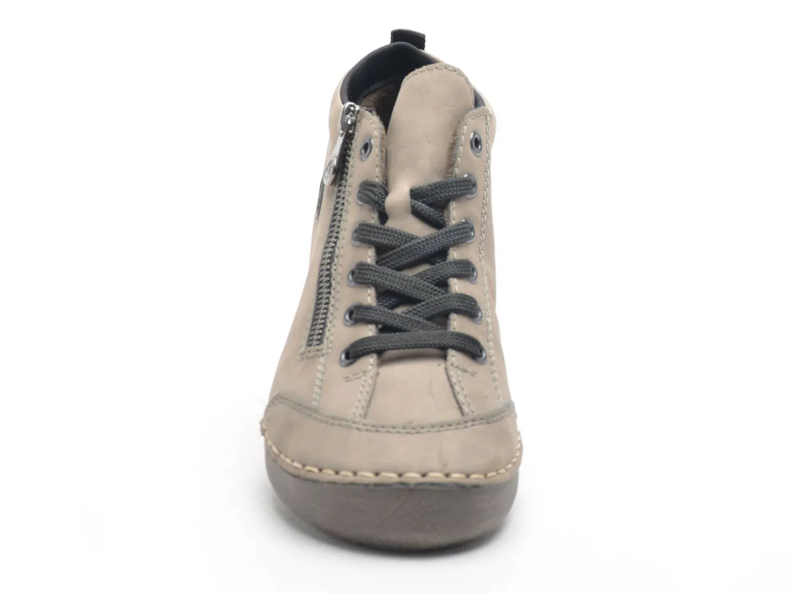 Rieker 52514 Gris Boots et Bottines Plates Femme