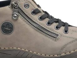 Rieker 52514 Gris Boots et Bottines Plates Femme