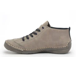 Rieker 52514 Gris Boots et Bottines Plates Femme