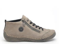 Rieker 52514 Gris Boots et Bottines Plates Femme