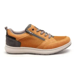 Rieker 16901 Jaune Baskets Basses Homme