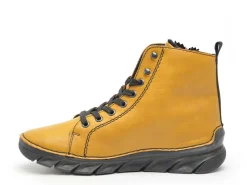 Rieker 55024 Jaune Boots et Bottines Plates Femme
