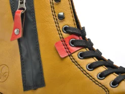 Rieker 55024 Jaune Boots et Bottines Plates Femme