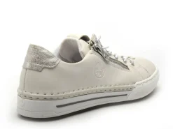 Rieker L7250 Blanc Baskets Basses Femme