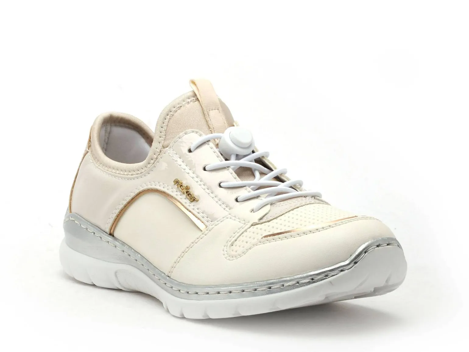 Rieker L3294 Blanc Baskets Basses Femme