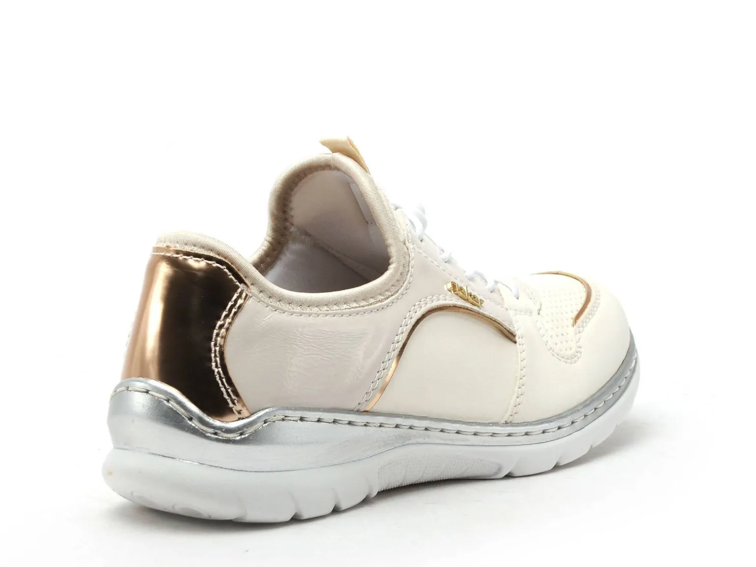Rieker L3294 Blanc Baskets Basses Femme