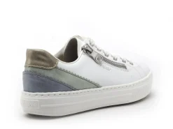 Rieker L5900 Blanc Baskets Basses Femme