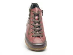 Rieker L7500 Bordeaux Boots et Bottines Plates Femme