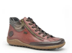 Rieker L7500 Bordeaux Boots et Bottines Plates Femme