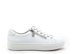 Rieker L59L1 Blanc Baskets Basses Femme