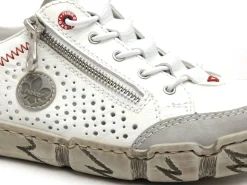 Rieker LO355 Blanc Derbies Femme