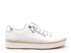 Rieker M2940 Blanc Baskets Basses Femme