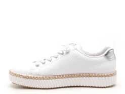 Rieker M2940 Blanc Baskets Basses Femme