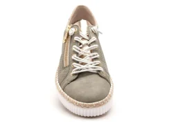 Rieker M2940 Kaki Baskets Basses Femme