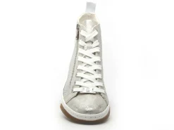 Rieker N3945 Argent Basket Montante Femme