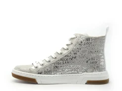 Rieker N3945 Argent Basket Montante Femme