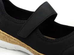 Rieker N42B0 Bleu Ballerines Femme