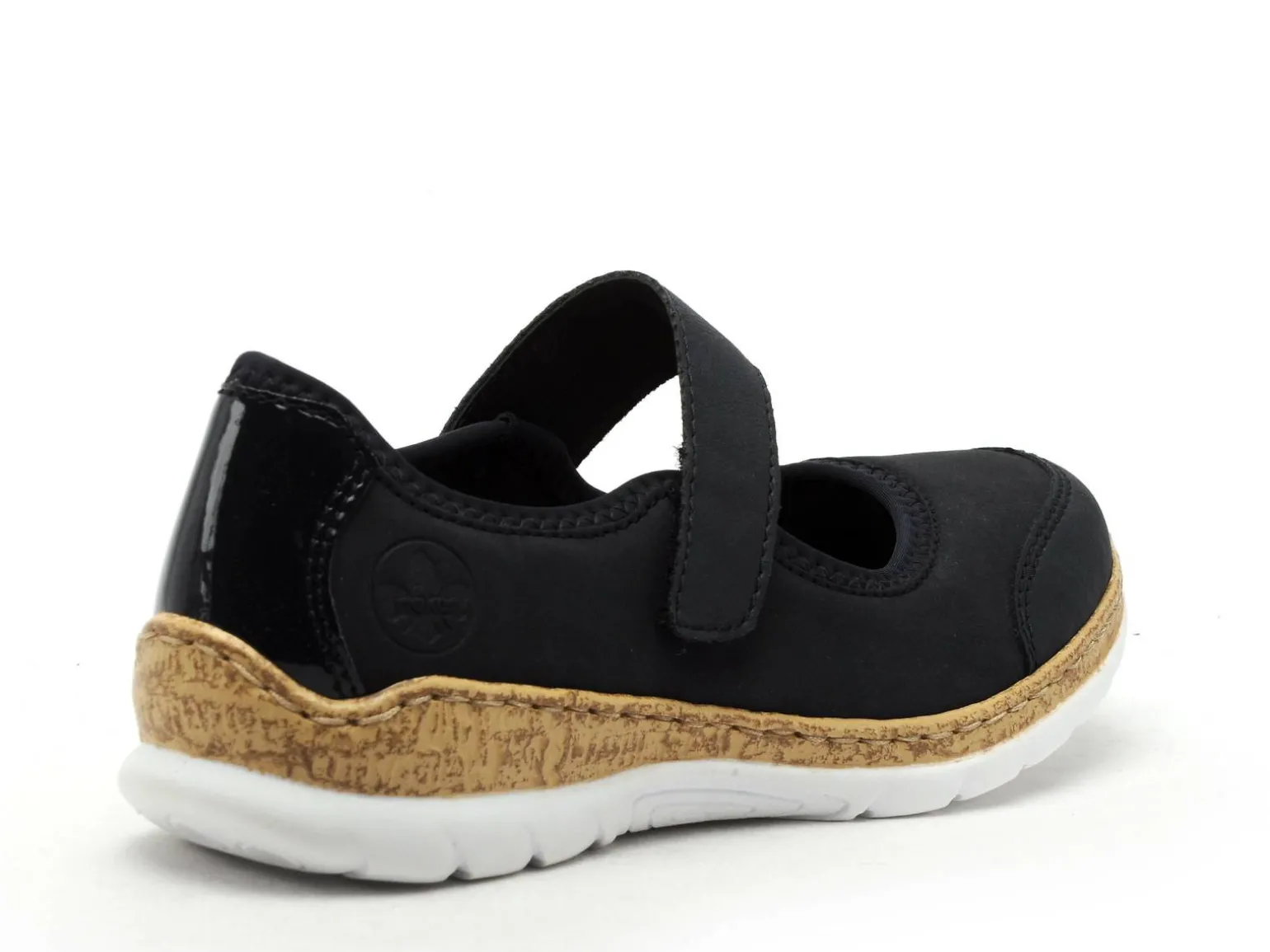 Rieker N42B0 Bleu Ballerines Femme