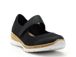 Rieker N42B0 Bleu Ballerines Femme