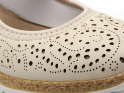 Rieker N4299 Beige Ballerines Femme