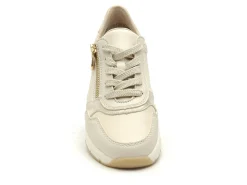 Rieker N9301 Beige Baskets Basses Femme
